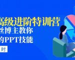 PPT高级进阶特训营：百万粉丝博主教你进阶你的PPT技能(98节课程+PPT素材包)-则成副业项目资源站
