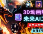 利用未来Ai工具LeiaPix，静态图转换3D动画，Lexica和Chat GPT制作精彩视频-则成副业项目资源站