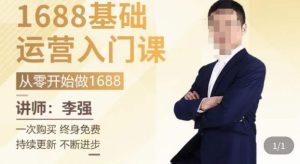 1688运营基础入门系统课,20课时带你系统性解析1688运营-则成副业项目资源站
