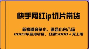 2023爆火的快手网红IP切片，号称日佣5000＋的蓝海项目，二驴的独家授权-则成副业项目资源站