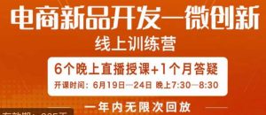南掌柜·电商新品开发——微创新,电商新品微创新是你企业发展的护城河-则成副业项目资源站