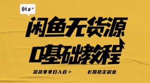 独家闲鱼无货源详细玩法，简简单单日八百+，长期稳定副业【揭秘】-则成副业项目资源站