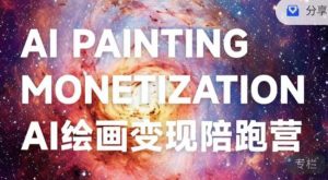 蛮驴·AI绘画变现陪跑营，快速产出可商业变现的图-则成副业项目资源站