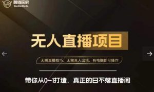 前线玩家快手无人直播带货课,带你从0-1打造,真正的日不落直播间-则成副业项目资源站