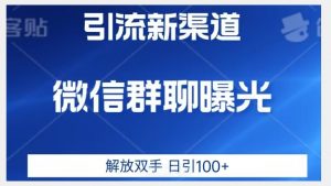 价值2980的全新微信引流技术，只有你想不到，没有做不到【揭秘】-则成副业项目资源站