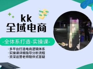 KK全域电商,全体系打造实操课,多平台打造电商逻辑体系-则成副业项目资源站