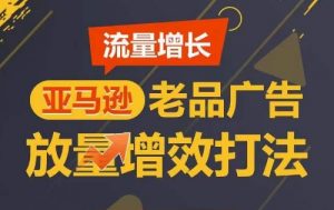 流量增长 亚马逊老品广告放量增效打法，短期内广告销量翻倍-则成副业项目资源站