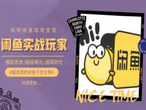 手把手教你0到1系统玩转闲鱼变现,爆款思维/超级曝光/超高转化-则成副业项目资源站