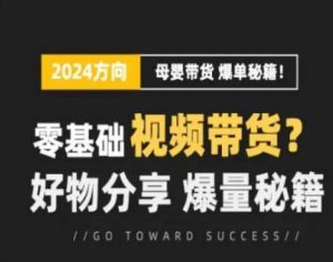 短视频母婴赛道实操流量训练营,零基础视频带货,好物分享,爆量秘籍-则成副业项目资源站