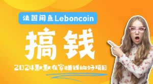法国闲鱼Leboncoin跨境电商教程:环境邮箱电话解决产品上传及流量,悄悄赚钱【揭秘】-则成副业项目资源站