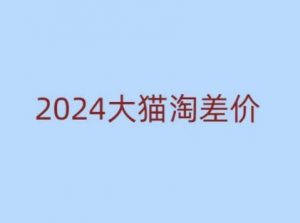 2024版大猫淘差价课程,新手也能学的无货源电商课程-则成副业项目资源站