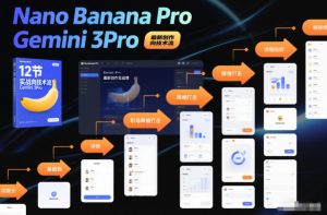 Nano Banana Pro Gemini 3Pro,最新创作实战课,12节实战向技术流,职场降维打击-则成副业项目资源站