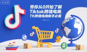 带你从0开始了解Tiktok跨境电商,TK跨境电商新手必看-则成副业项目资源站