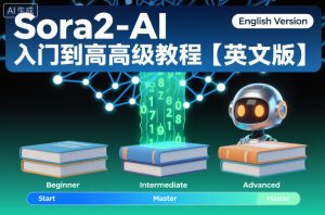 Sora2-AI入门到高级教程【英文版】-则成副业项目资源站