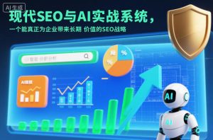 现代SEO与AI实战系统，一个能真正为企业带来长期价值的SEO战略（英语+中文字幕）-则成副业项目资源站