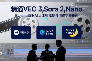 精通VEO 3，Sora 2，Nano Banana商业AI人工智能视频创作完整指南-则成副业项目资源站