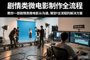 剧情类微电影制作全流程，教你一部剧情类微电影从沟通，策划到拍摄制作全流程的解决方案-则成副业项目资源站