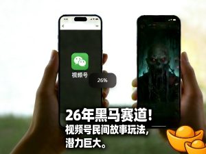 26年黑马赛道，视频号民间故事类玩法，潜力巨大，每日收益超5张-则成副业项目资源站