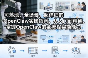 可落地、全场景、超详细的OpenClaw实操指南，从入门到精通，掌握OpenClaw的全流程实操能力-则成副业项目资源站