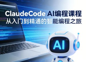ClaudeCode AI编程课程,从入门到精通的智能编程之旅-则成副业项目资源站