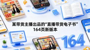某带货主播出品的《直播带货电子书》164页新版本-则成副业项目资源站
