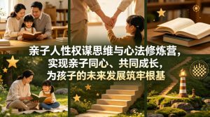 亲子人性权谋思维与心法修炼营，实现亲子同心、共同成长，为孩子的未来发展筑牢根基【音频】-则成副业项目资源站