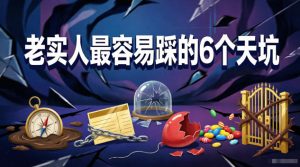 付费文章:老实人最容易踩的6个天坑-则成副业项目资源站