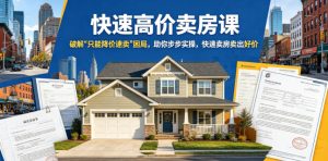 快速高价卖房课，破解“只能降价速卖”困局，助你步步实操，快速卖房卖出好价（更新2026）-则成副业项目资源站