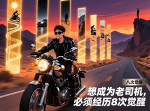 付费文章：想成为老司机，必须经历8次觉醒-则成副业项目资源站