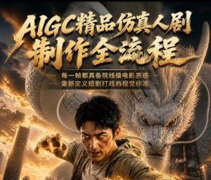 AIGC精品仿真人剧豢龙人全流程制作解析2026,国风仿真人创作+打斗剧情+人设编排,一站式AI短剧入门-则成副业项目资源站