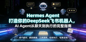 Hermes Agent打造你的DeepSeek飞书机器人,AI Agent从聊天到执行的完整指南-则成副业项目资源站