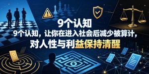 付费文章：9个认知，让你在进入社会后减少被算计，对人性与利益保持清醒-则成副业项目资源站