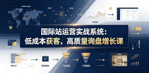 国际站运营实战系统：低成本获客，高质量询盘增长课（更新26年）-则成副业项目资源站